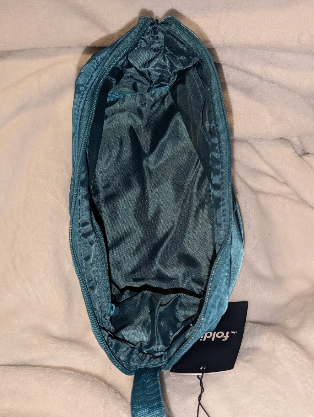 The Foldie Toiletry Bag Teal New - Picture 4 of 4
